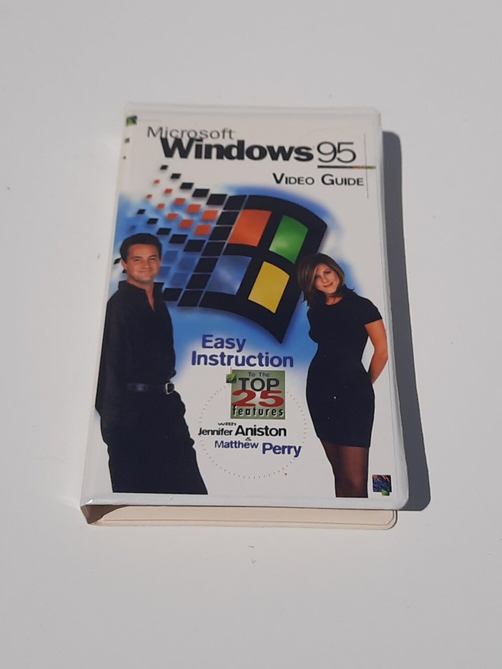 Microsoft Windows 95 Video Guide with Matthew Perry and Jennifer Aniston VHS